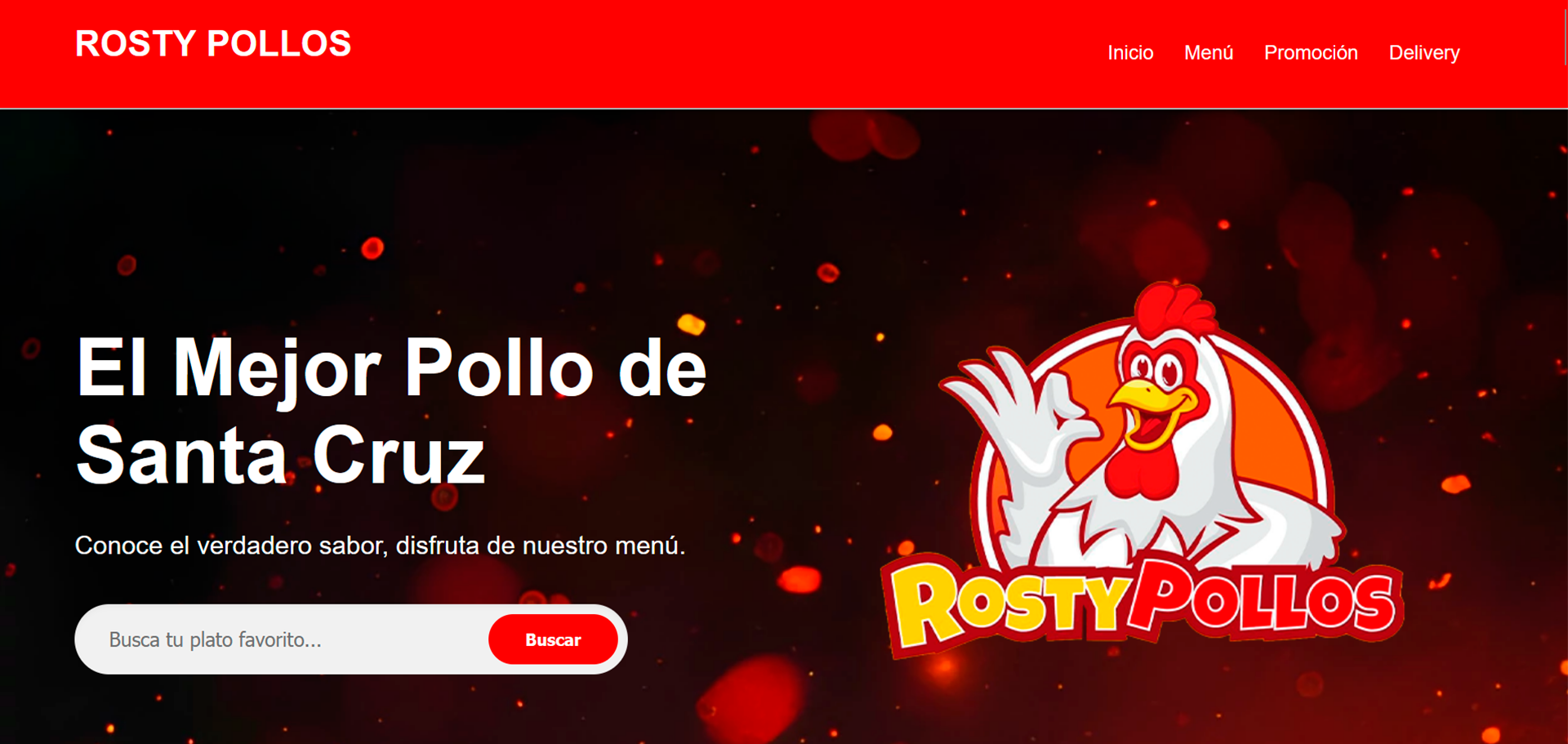 Proyecto de desarrollo web Rosty Pollos Imagen Rosty Pollos