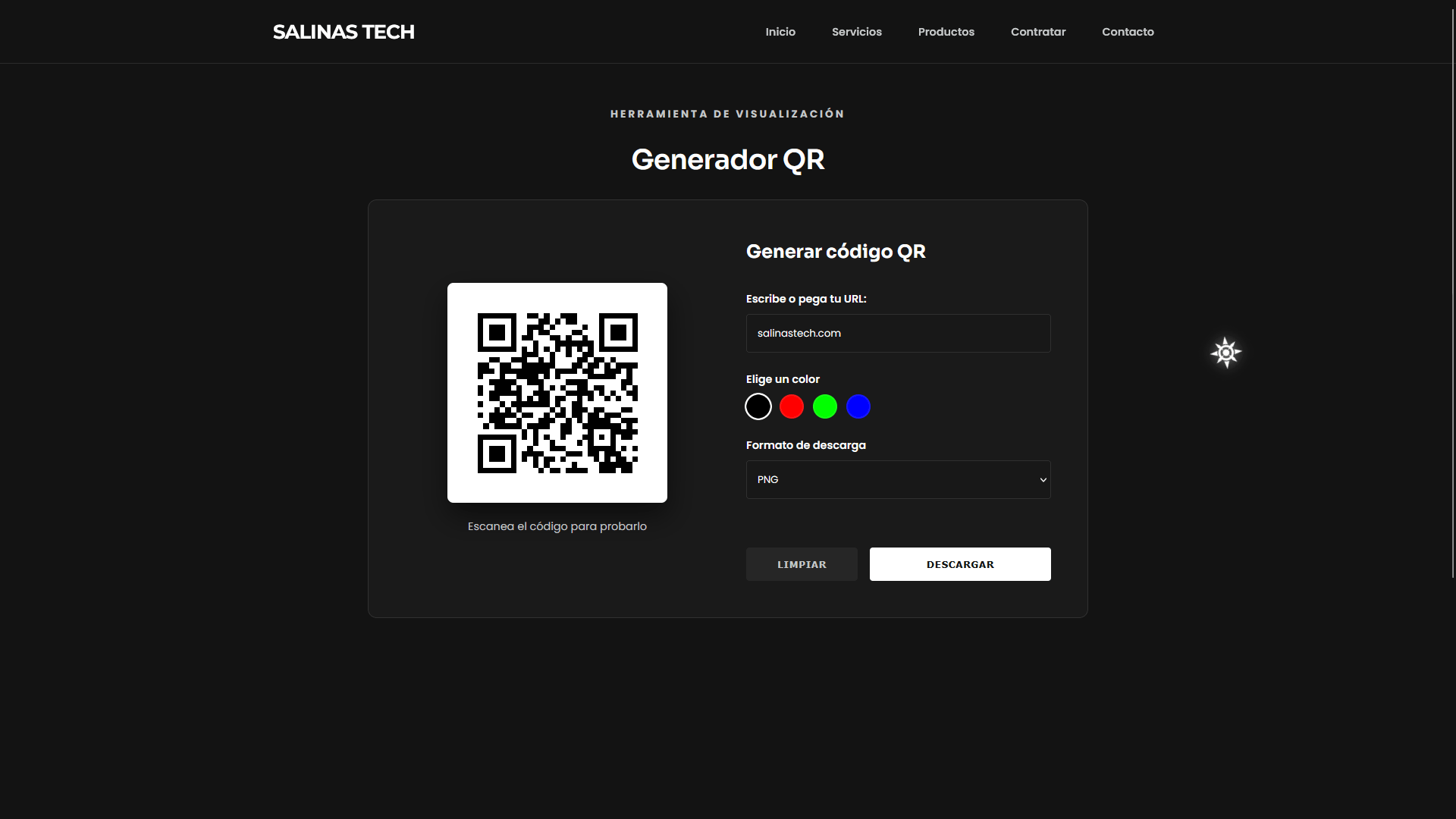 Generador de Códigos QR